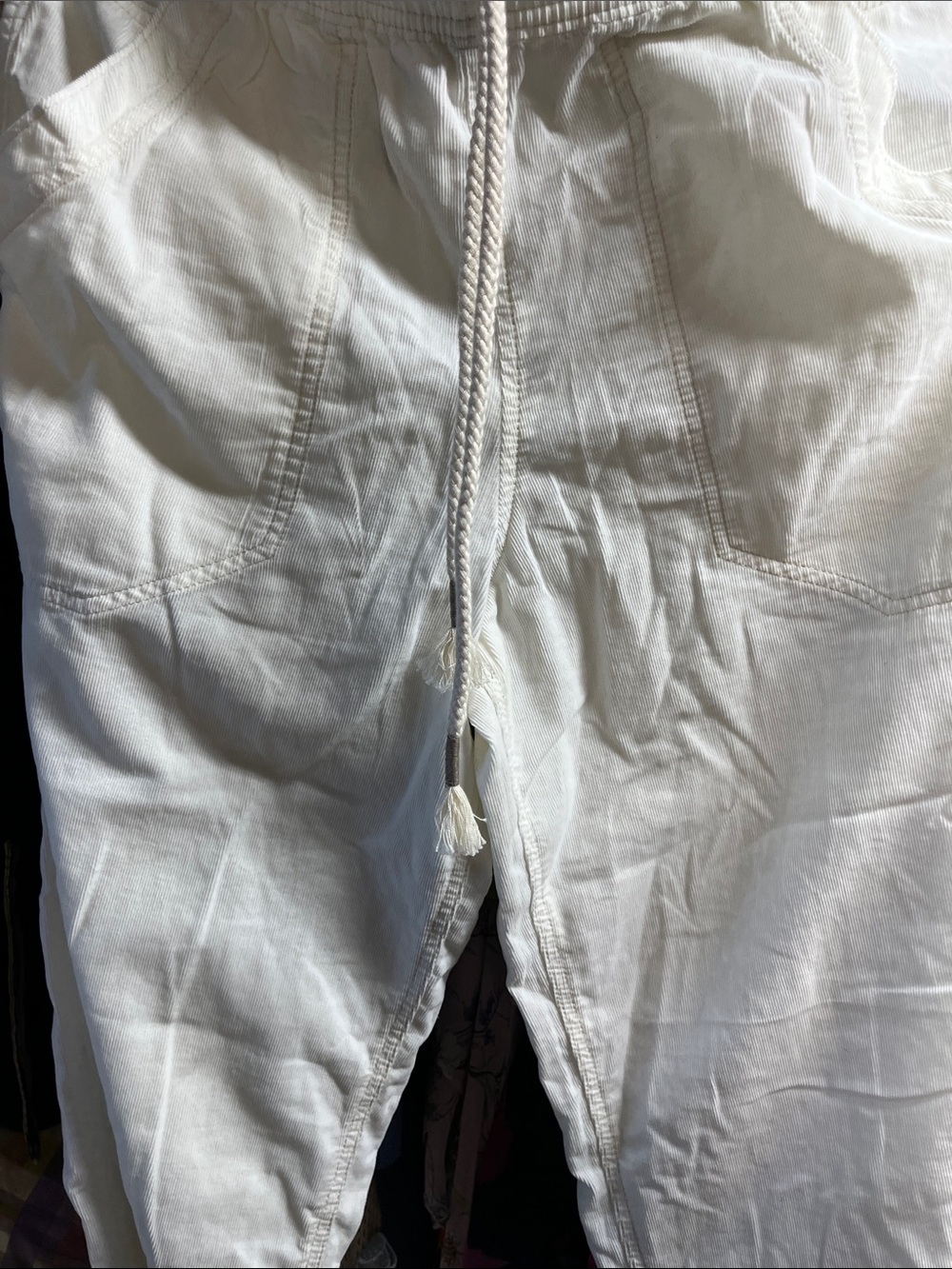 Free People Easy Peasy Pull On Pants Whitish Size Small New - Picture 10 of 12